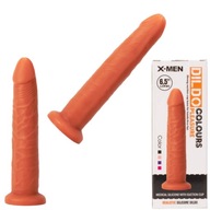 REALISTICKÉ DILDO S ŽILAMI A PRÍSAVKOU 16,5cm