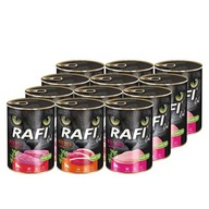 Rafi Cat mokré krmivo pre mačky, mix príchutí, 12x400 g