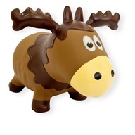 Gumový Jumper nafukovací Moose hnedá zvieracia hnedá