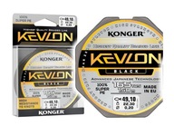 Výplet Konger KEVLON BLACK 0,14 mm x 150 m