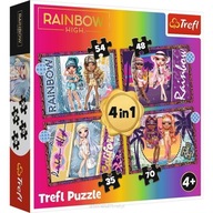 CREFL PUZZLE 4V1 RAINBOW VYSOKÉ MÓDNE BÁBIKY