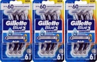 Gillette Blue3 Comfort jednorázové holiace strojčeky 18 ks