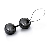 Guľôčky Sex Geisha pre orgazmy, kegel masér Lelo Luna Beads Noir