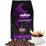 Lavazza Espresso Cremoso zrnková káva 07/2025 1000 g