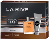 LA RIVE HEROIC MAN EDT 100ml SPREJ + GÉL 100ml