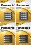 Panasonic Alkaline Power LR03/AAA batérie 1,5V 4ks x4