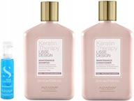 Alfaparf Keratin Therapy šampón 250ml + kondicionér 250ml + olej 13ml lesk