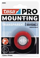 tesa PRO Montážna páska 1,5m x 19mm priehľadná