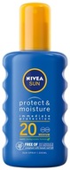 Nivea Sun Protect&Moisture opaľovacie mlieko v spreji SPF20 200 ml