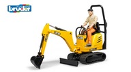 Mikrorýpadlo Bruder 62002 JCB 8010 CTS s figúrkou