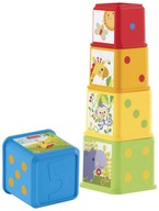 FISHER-PRICE Prieskumnícke bloky Blok Tower Cups Pyramída CDC52