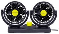 2X 10CM OTOČNÝ VENTILÁTOR 12V/8W PRIEMER G9D30