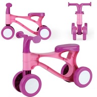 Balančný bicykel LENA push-pull, ružový, 18m+