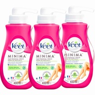 3x VEET depilačný krém SUCHÁ POKOŽKA hydratuje Hydratuje Aloe Violet Aroma