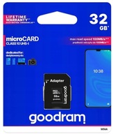 PAMÄŤOVÁ KARTA GOODRAM microSDHC UHS-1 32GB XX4