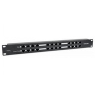 PoE napájanie / Patch panel 12-port, 19 palcov