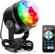 DISCO GUĽA LED RGB PROJEKTOR + DIAĽKOVÉ OVLÁDANIE