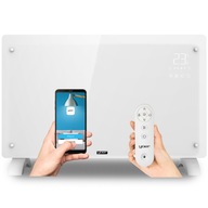 Elektrický konvektorový ohrievač skla Yoer LED timer + WiFi 2500W + ECO