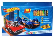 BAMBINO THICK pastelky 18 farieb klasická neónová strieborná HOT WHEELS + tep.