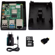 Raspberry Pi 4 8GB kit pasívne hliníkové puzdro 32 GB