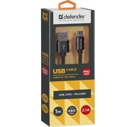 DEFENDER micro USB kábel 1m 2,1A