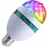 DISCO DISKOVÁ ŽIAROVKA LED RGB PROJEKTOR E27