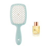 Janeke SUPERBRUSH normálna kefa Mint + Hairglow sérum 10ml