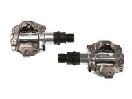 Pedále SHIMANO SPD PD-M520 strieborné + nášľapy SM-SH51