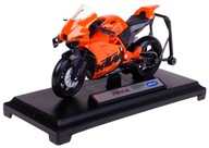 KTM RC 8C KOVOVÝ A PLASTOVÝ MODEL MOTORKY WELLY 1:18 ORANŽOVÁ