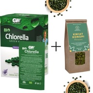 BIO Chlorella Green Ways dražé 330 g GW, Konopný čaj KONOPNÝ KVET