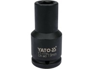 Šesťhranný rázový nástrčný kľúč 3/4'' dlhý 19 mm YATO rázový kľúč