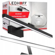 Svietidlo nad zrkadlo LED kúpeľňové nástenné svietidlo ADJUSTABLE čierna 12W 60cm svetlo