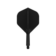 Target K-Flex Feathers + Shafts Dart System Black Short