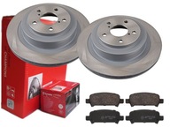 BREMBO ZADNÉ DISKY, DESTIČKY, SUBARU LEGACY IV 290MM