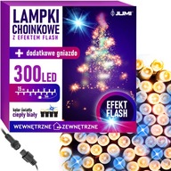 Osvetlenie vianočného stromčeka 300 LED externý FLASH