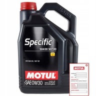 Motul Specific 0W30 5L 504/507 ORIGINÁL