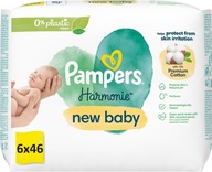 PAMPERS Harmonie New Baby vlhčené obrúsky 6 x 46 ks (276 ks)