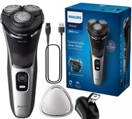 Philips PREMIUM holiaci strojček 2V1 holiaci strojček na TVÁR HOLIACEJ fúzy so strihačom