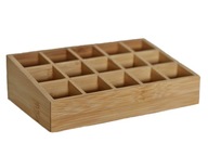 BAMBOO ORGANIZER box, nádoba na KOZMETIKU