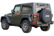 JEEP WRANGLER JK 07-18 CHROMOVÉ KRYTY KĽÚČIEK