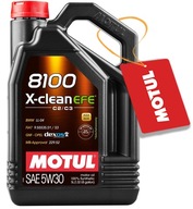 MOTUL 8100 X-CLEAN EFE 5W30 5L ACEA C2/C3