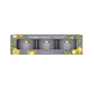 YANKEE CANDLE sada mini sviečok BLACK TEA LEMON