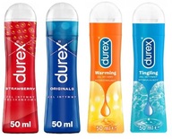 DUREX GELS intímne lubrikanty SET 4 ks