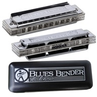 Blues Bender A dur - Diatonická harmonika s čírym ABS Hohner hrebeňom