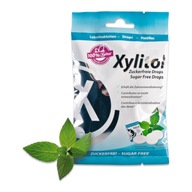 MIRADENT Xylitol Drops cukríky proti zubnému kazu s xylitol MINT