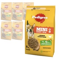 PEDIGREE ADULT MINI 6x2kg SUCHÉ KRMIVO HYDINA SO ZELENINOU PRE PSY MALÝCH PLEMEN