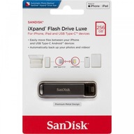 Pendrive pre iPhone iPad SanDisk iXpand Luxe 256GB Lightning USB-C