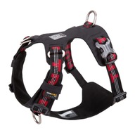 XL VODEODOLNÝ, ĽAHKÝ postroj pre VEĽKÉHO psa Truelove Adventure Dog BLACK