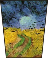 Obrazovka Pšeničné pole s havranmi Vincent Van Gogh