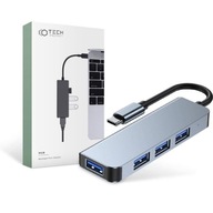 USB HUB 4v1 Adaptér USB-C na 4xUSB